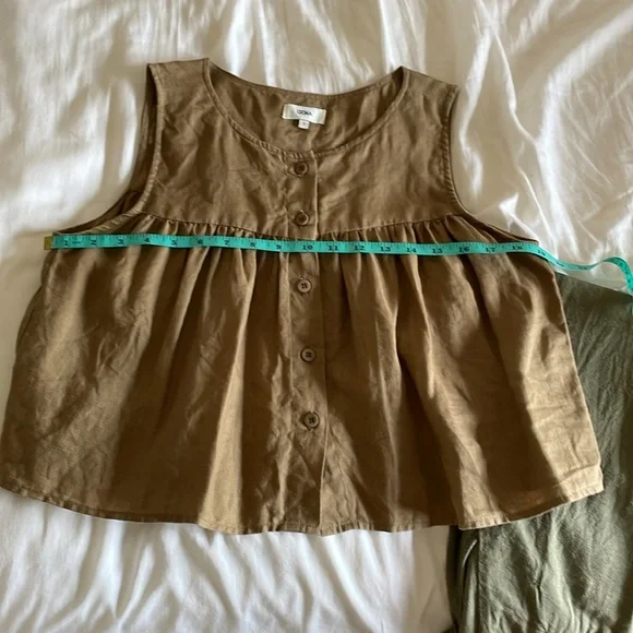 Ozma Emmy Top in Laundered Linen - Picture 6 of 7